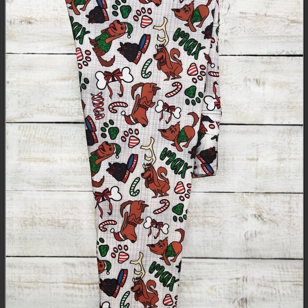 Max (Grinch) Christmas Leggings w/Pockets